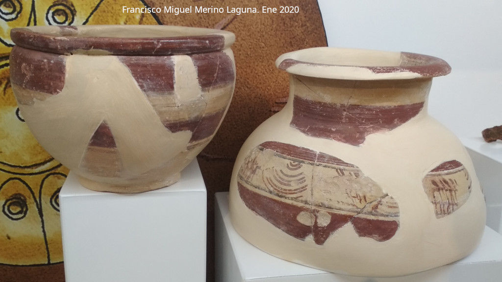 Cer�mica Ibera - Cer�mica Ibera. Palacio ibero del Cerro de la Merced - Cabra. Exposici�n en el Museo Ibero de Ja�n