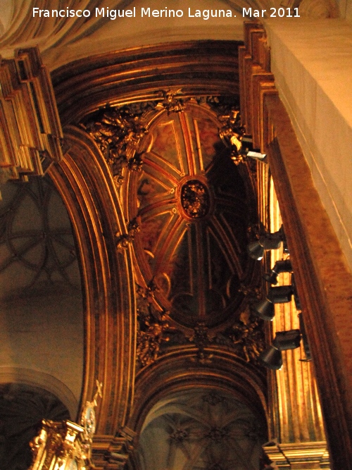 Bas�lica de San Ildefonso. Interior - Bas�lica de San Ildefonso. Interior. B�veda del lado de la Ep�stola