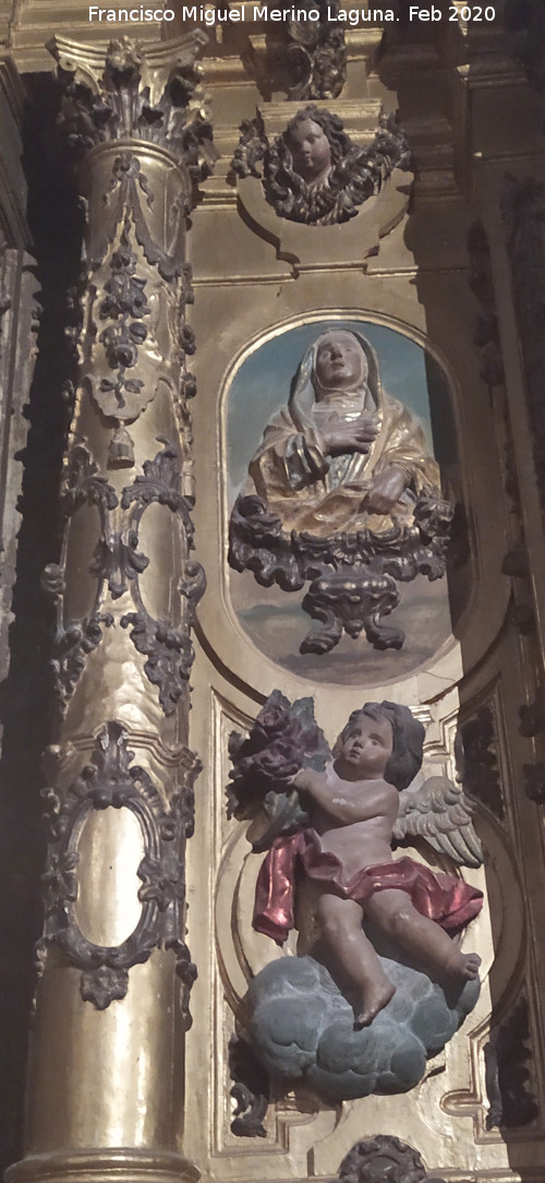 Bas�lica de San Ildefonso. Altar de la Divina Pastora - Bas�lica de San Ildefonso. Altar de la Divina Pastora. 