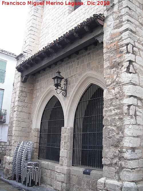 Bas�lica de San Ildefonso. Vidrieras - Bas�lica de San Ildefonso. Vidrieras. Desde el exterior