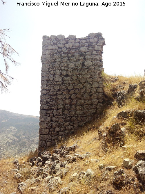 Castillo de Arenas. Recinto Inferior - Castillo de Arenas. Recinto Inferior. Torre�n de la puerta izquierdo