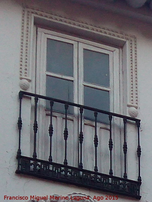 Casa de la Calle Juan Mart�n n� 8 - Casa de la Calle Juan Mart�n n� 8. Balc�n del segundo piso