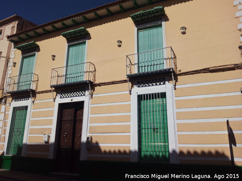 Casa de la Calle Juan Mart�n n� 61 - Casa de la Calle Juan Mart�n n� 61. Fachada
