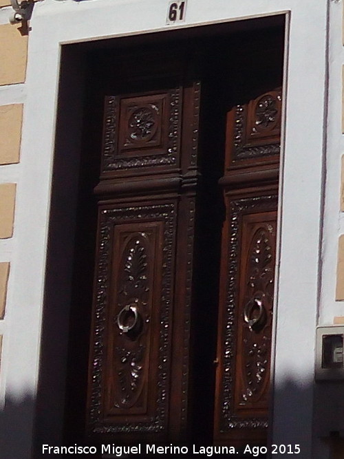 Casa de la Calle Juan Mart�n n� 61 - Casa de la Calle Juan Mart�n n� 61. Puertas