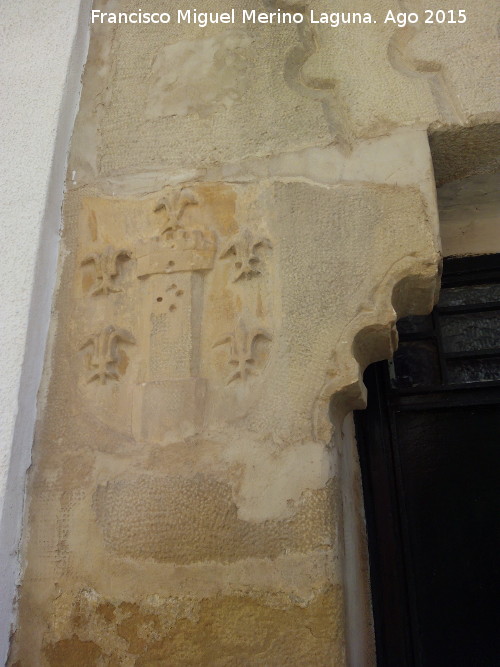 Casa de la Calle Lagarto n� 9 - Casa de la Calle Lagarto n� 9. Escudo izquierdo