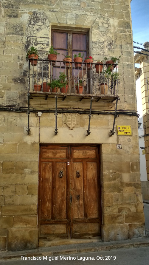 Casa de la Calle Garc�a Pretel n� 2 - Casa de la Calle Garc�a Pretel n� 2. 