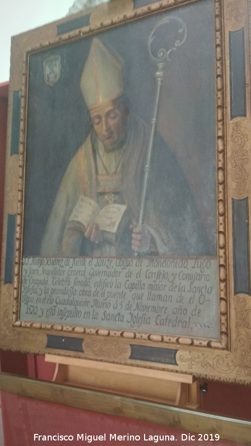 Alonso Su�rez de la Fuente del Sauce - Alonso Su�rez de la Fuente del Sauce. Cuadro. Archivo Hist�rico de Ja�n