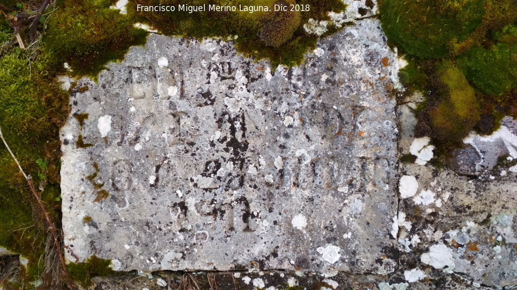 Fuente del Espino - Fuente del Espino. Inscripcin