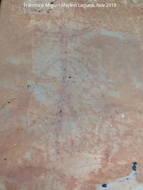 Pinturas rupestres del Arroyo de Mart�n P�rez I - Pinturas rupestres del Arroyo de Mart�n P�rez I. Antropomorfo