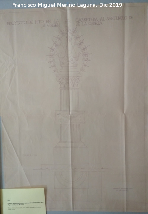 Archivo Hist�rico Provincial - Archivo Hist�rico Provincial. Proyecto de construcci�n de 1944 del Monumento a la Virgen de la Cabeza