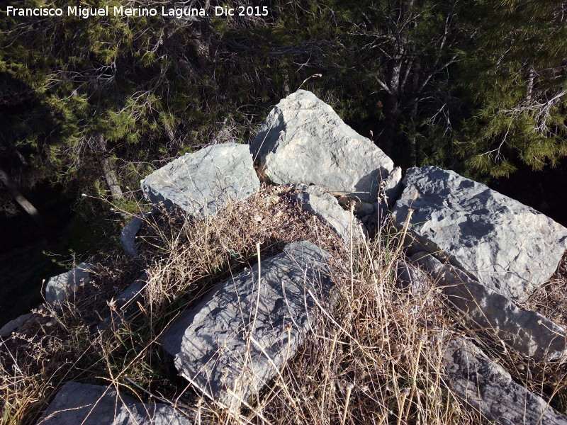 Castillo de Abrehuy. Torre�n Sur I - Castillo de Abrehuy. Torre�n Sur I. Esquina y altura