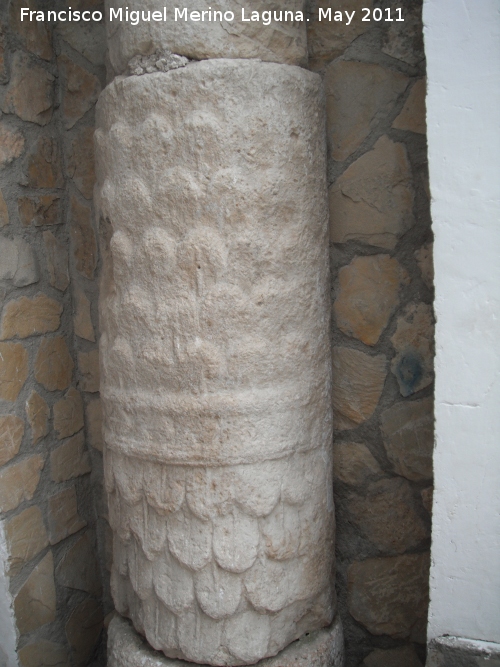 Columna romana del Arco del Postigo - Columna romana del Arco del Postigo. 