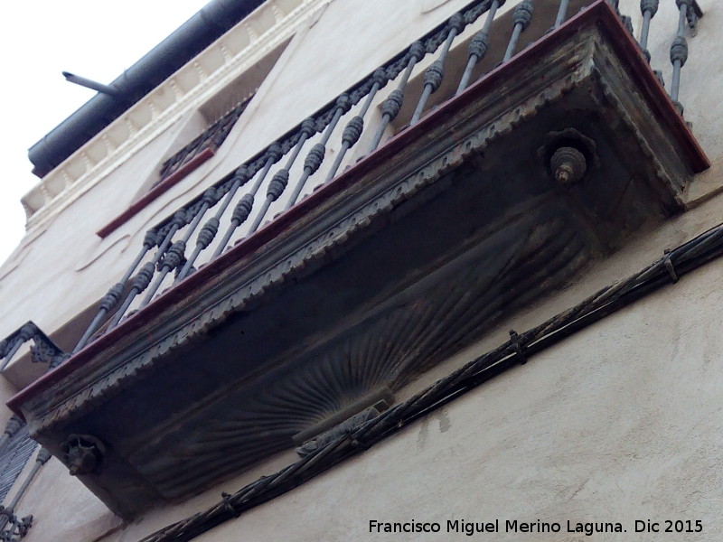 Casa de la Calle Garc�a de Le�niz n� 14 - Casa de la Calle Garc�a de Le�niz n� 14. Balc�n