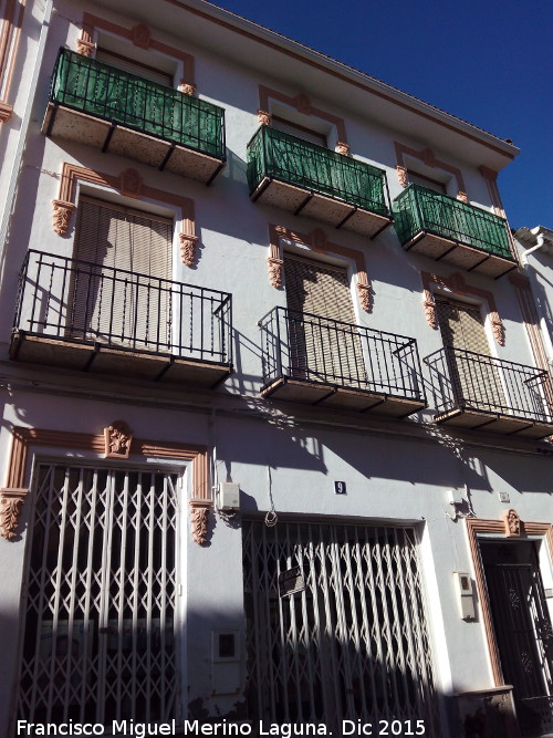 Casa de la Calle Parras n� 9 - Casa de la Calle Parras n� 9. Fachada