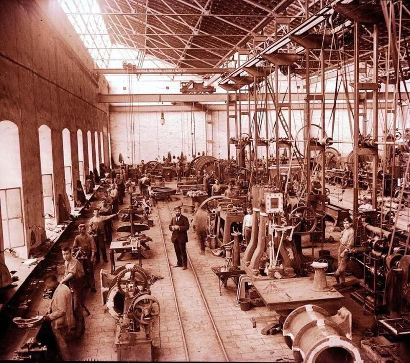 Fundicin de la Constancia - Fundicin de la Constancia. 1920 foto de Antonio Linares Arcos