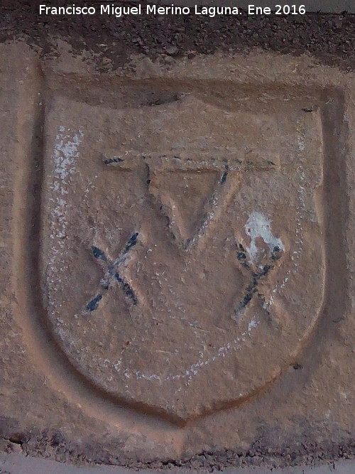 Plaza del P�sito - Plaza del P�sito. Escudo izquierdo