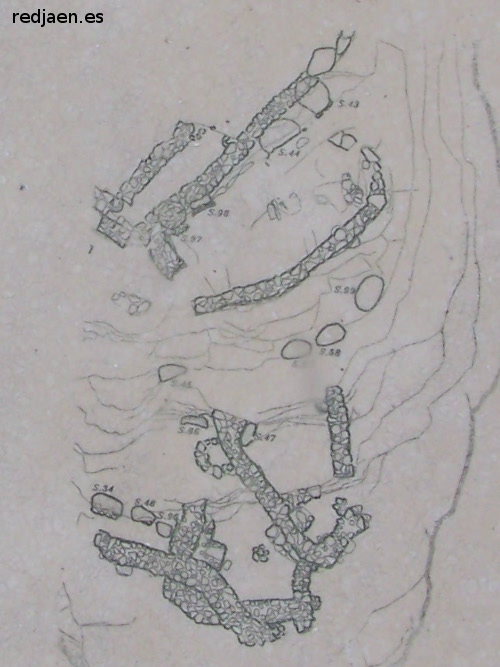 Castell�n Alto. Terraza Superior Sector Oriental - Castell�n Alto. Terraza Superior Sector Oriental. Plano