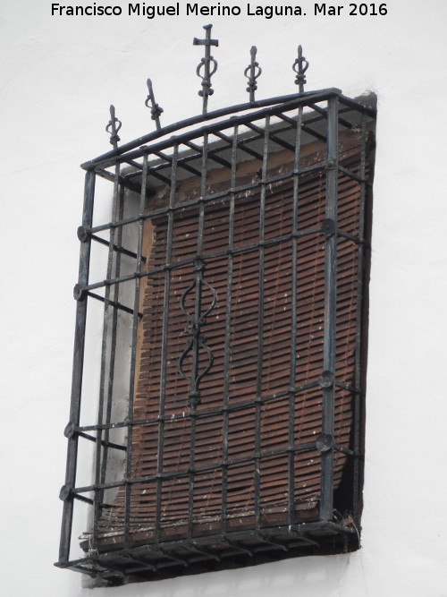 Casa de la Calle Sol n� 30 - Casa de la Calle Sol n� 30. Reja de rosetas