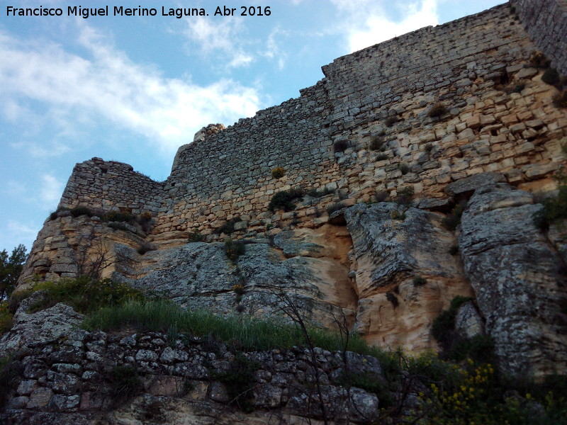 La Mota. Torre�n de la Puerta de Santiago - La Mota. Torre�n de la Puerta de Santiago. Torre�n de la Puerta de Santiago y muralla
