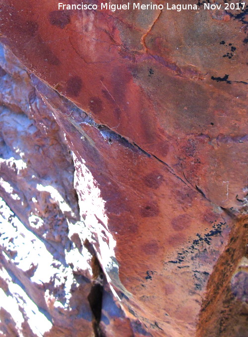 Pinturas rupestres del Abrigo del Guadal�n I - Pinturas rupestres del Abrigo del Guadal�n I. Digitaciones