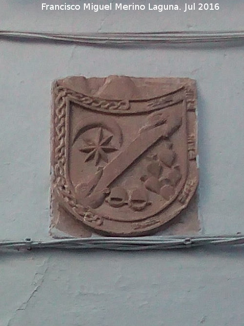 Casa de la Calle de la Virgen n� 25 - Casa de la Calle de la Virgen n� 25. Escudo