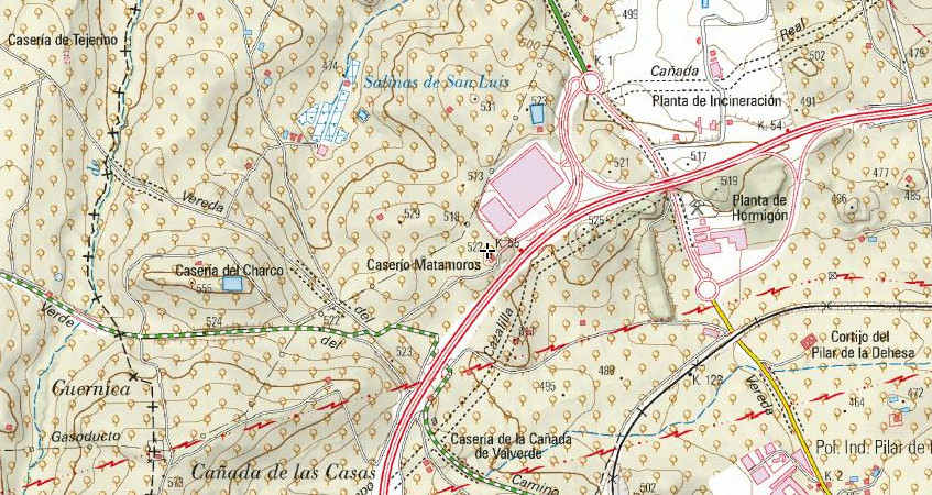 Caser�o Matamoros - Caser�o Matamoros. Mapa