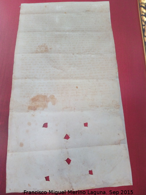 Historia de Arjona - Historia de Arjona. Privilegio de Alfonso XI sobre la mesta. Ayuntamiento de And�jar