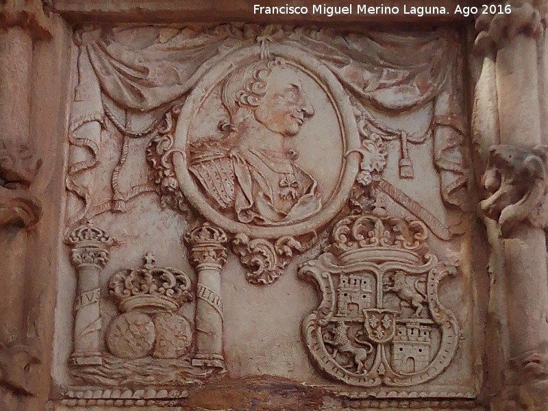 Torres de la Fundaci�n - Torres de la Fundaci�n. Panel de Carlos III