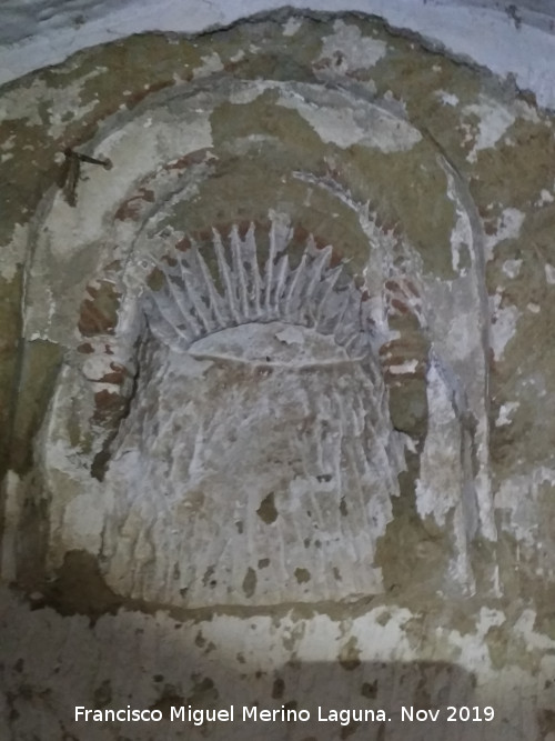 Ermita de San Torcuato - Ermita de San Torcuato. Hornacina de la iglesia primitiva