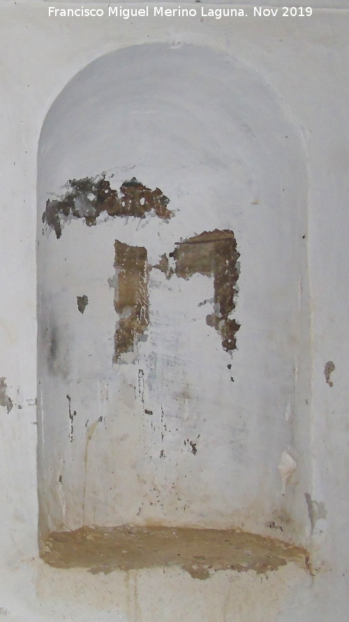 Ermita de San Torcuato - Ermita de San Torcuato. Hornacina con restos de pinturas