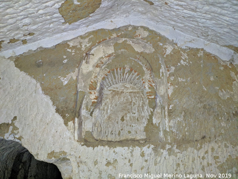 Ermita de San Torcuato - Ermita de San Torcuato. Hornacina tallada