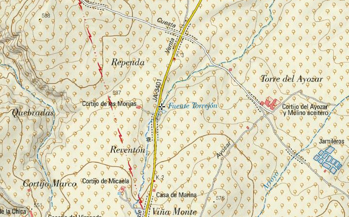 Fuente Torrej�n - Fuente Torrej�n. Mapa