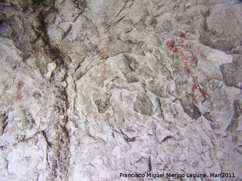 Pinturas rupestres de la Mella I - Pinturas rupestres de la Mella I. Pinturas rupestres del �bside central