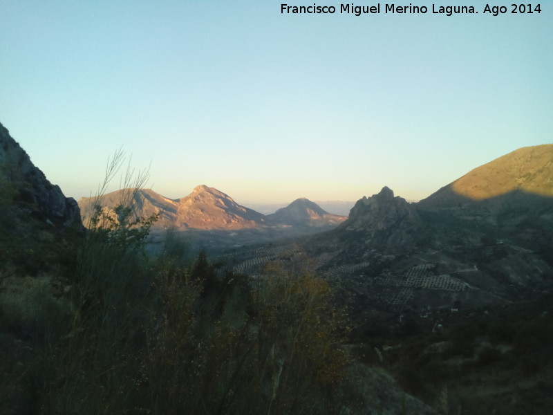 Pinturas rupestres del Abrigo I del T�o Seraf�n - Pinturas rupestres del Abrigo I del T�o Seraf�n. vistas