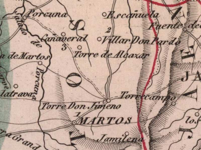 Historia de Esca�uela - Historia de Esca�uela. Mapa 1847