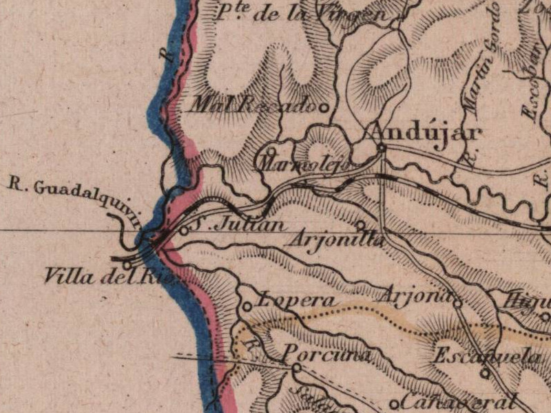 Historia de Esca�uela - Historia de Esca�uela. Mapa 1862