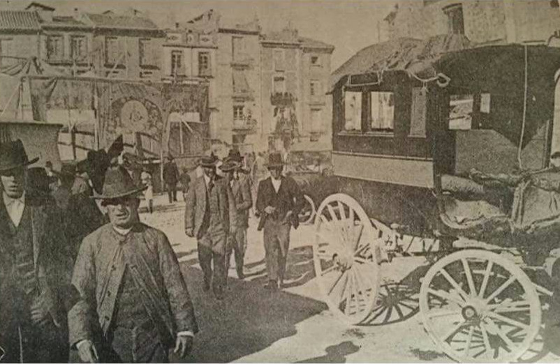 Historia de Ja�n. Siglo XIX - Historia de Ja�n. Siglo XIX. 1852 Plaza de las Palmeras