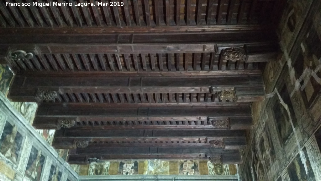 Palacio Episcopal - Palacio Episcopal. Artesonado