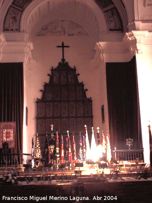 Hospital de Santiago. Capilla - Hospital de Santiago. Capilla. Retablo