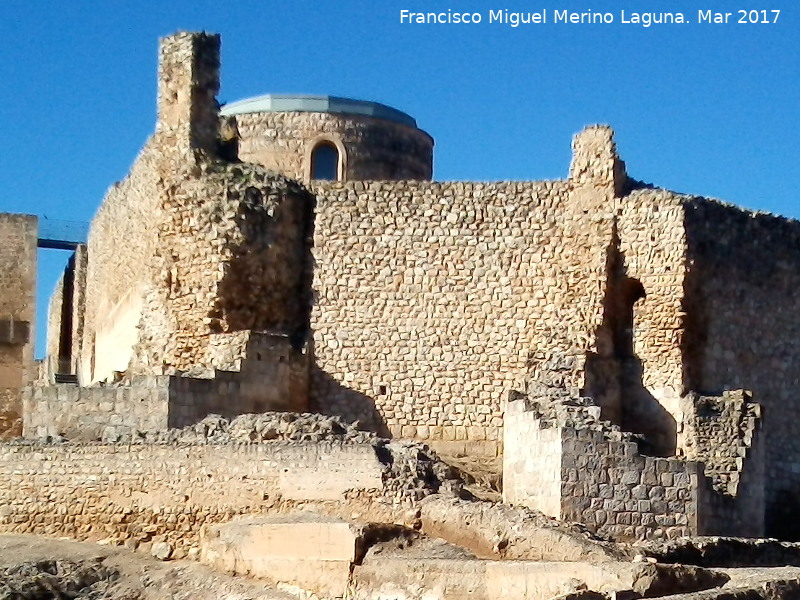 Calatrava la Vieja. Alczar - Calatrava la Vieja. Alczar. Torres Pentagonales