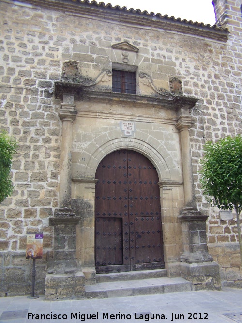 Iglesia de Santa Mar�a de la Estrella - Iglesia de Santa Mar�a de la Estrella. Portada