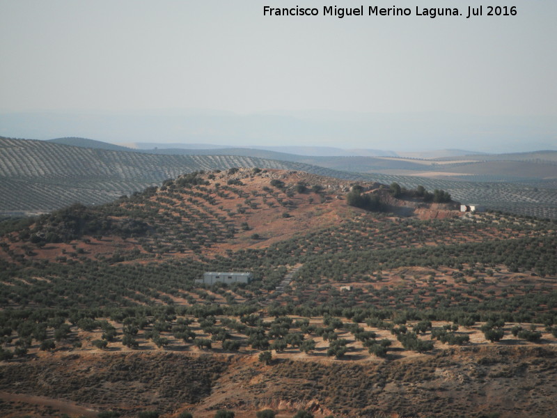 Yacimiento Cerro Largo - Yacimiento Cerro Largo. Desde el Oppidum de Cerro Guinea