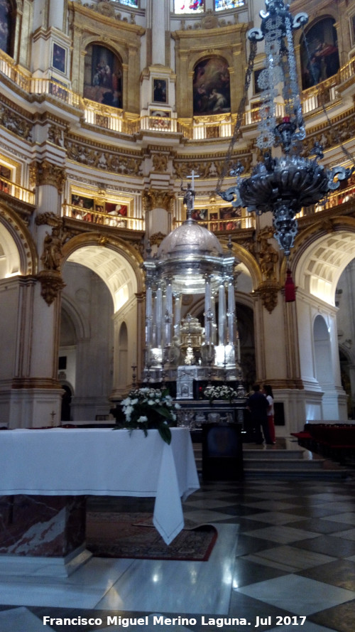 Catedral de Granada. Capilla Mayor - Catedral de Granada. Capilla Mayor. Tabern�culo