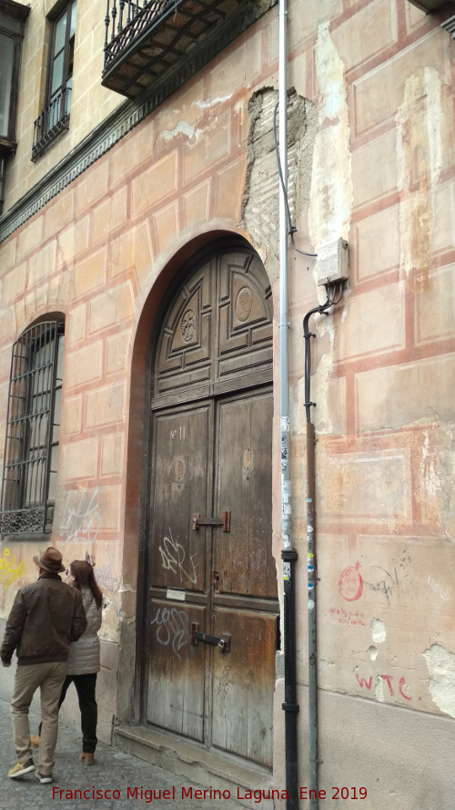 Casa de la Carrera del Darro n� 11 - Casa de la Carrera del Darro n� 11. Puerta lateral