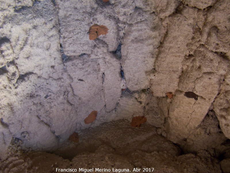 Castillo de Torres - Castillo de Torres. B�veda de saetera