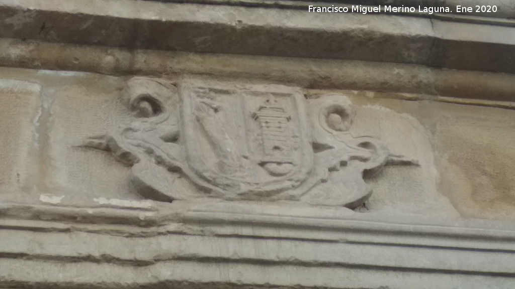 Casa de la Calle Nueva del Rojo n� 27 - Casa de la Calle Nueva del Rojo n� 27. Escudo