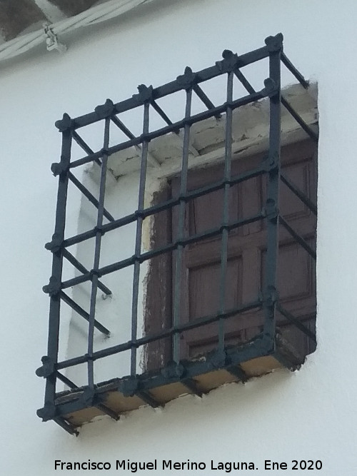 Casa de la Calle San Ildefonso n� 2 - Casa de la Calle San Ildefonso n� 2. Reja de rosetas