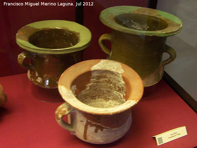 Historia de �beda - Historia de �beda. Bacines edad moderna. Museo Arqueol�gico de �beda