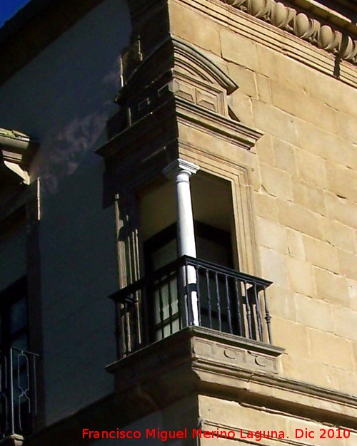 Palacio del De�n Ortega - Palacio del De�n Ortega. Balc�n esquinero izquierdo