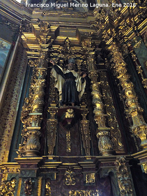 Oratorio de San Juan de la Cruz - Oratorio de San Juan de la Cruz. Lateral del retablo